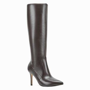 Nine West Fivera Pointy Toe Boots - Brown - Ireland (JH6205814)